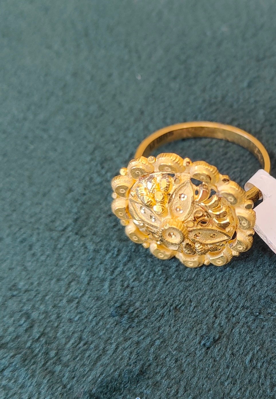Radiant Bloom Gold Ring